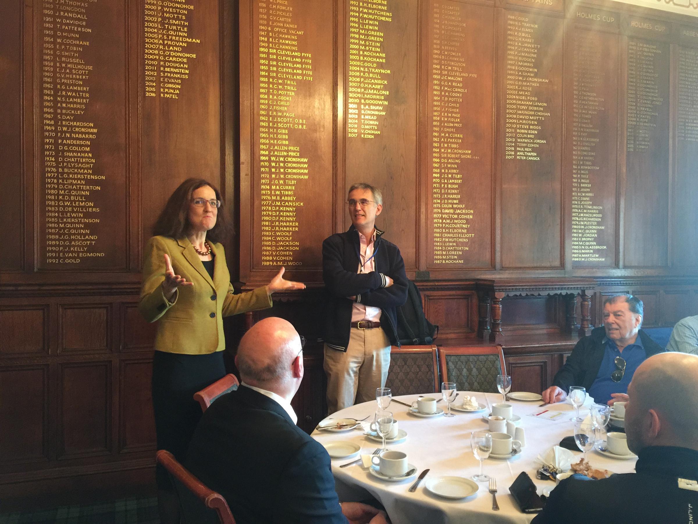 Theresa Villiers Mp Joins Age Uk Charity Golf Day Times Series